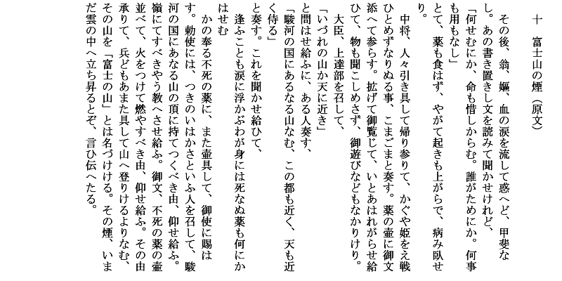 かぐや 姫 の 昇天 敬語